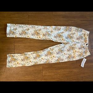 urban outfitters high rise flower jeans